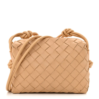 Bottega Veneta Nappa Intrecciato Mini Loop Camera Bag Almond 1 of 11