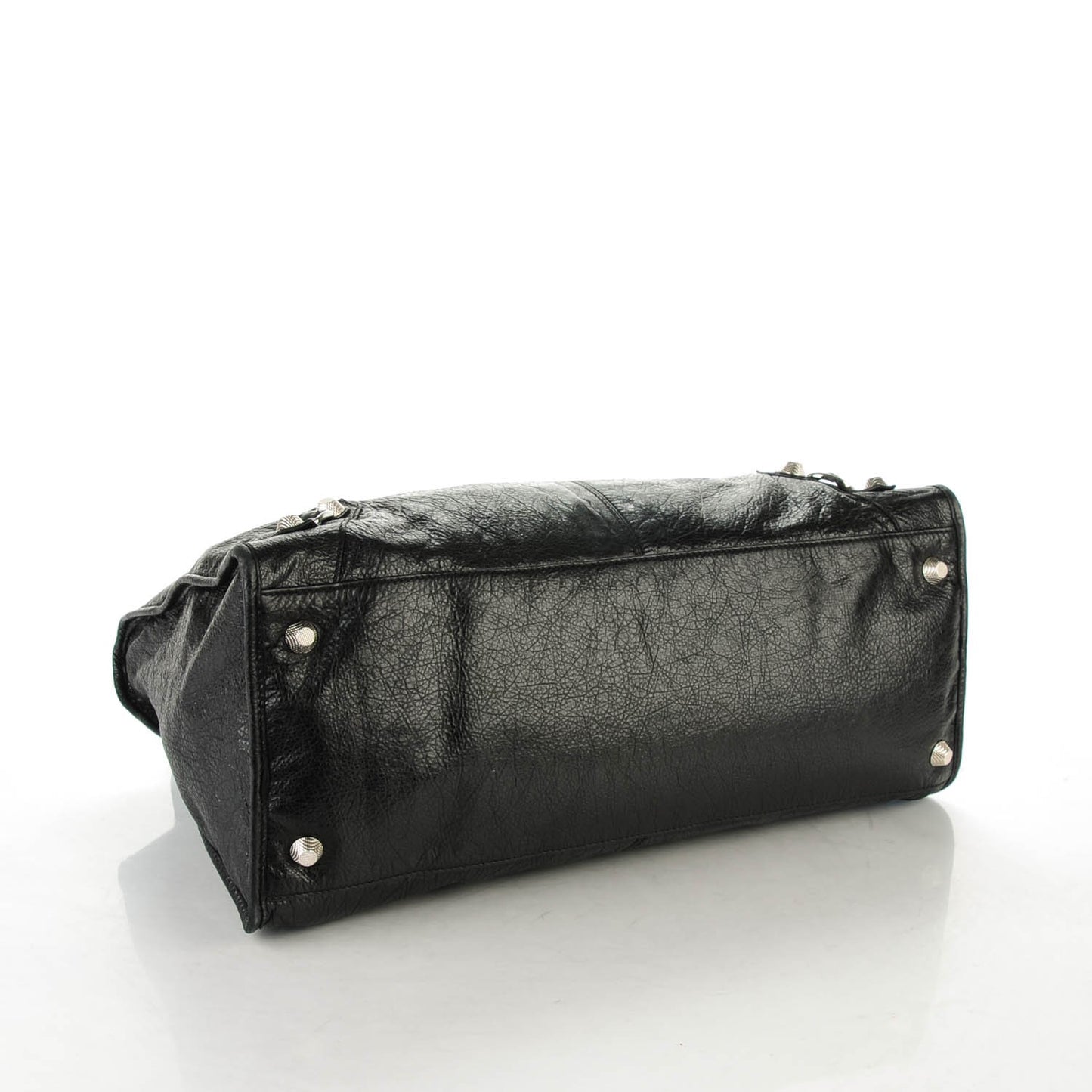 Agneau Giant 12 Silver Hardware Work Black