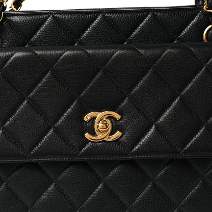 Chanel Caviar Quilted Flap Shoulder Bag Black 9 of 13