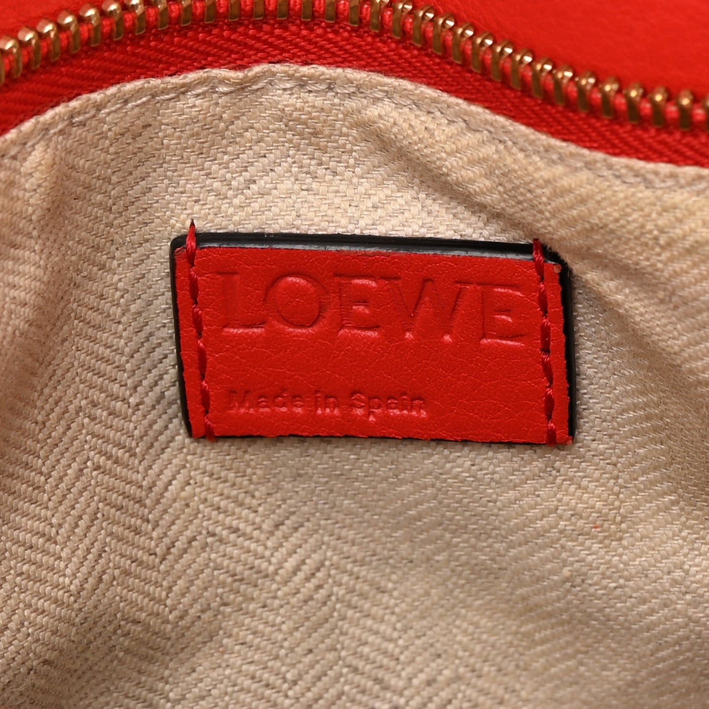 Calfskin Small Puzzle Bag Scarlet