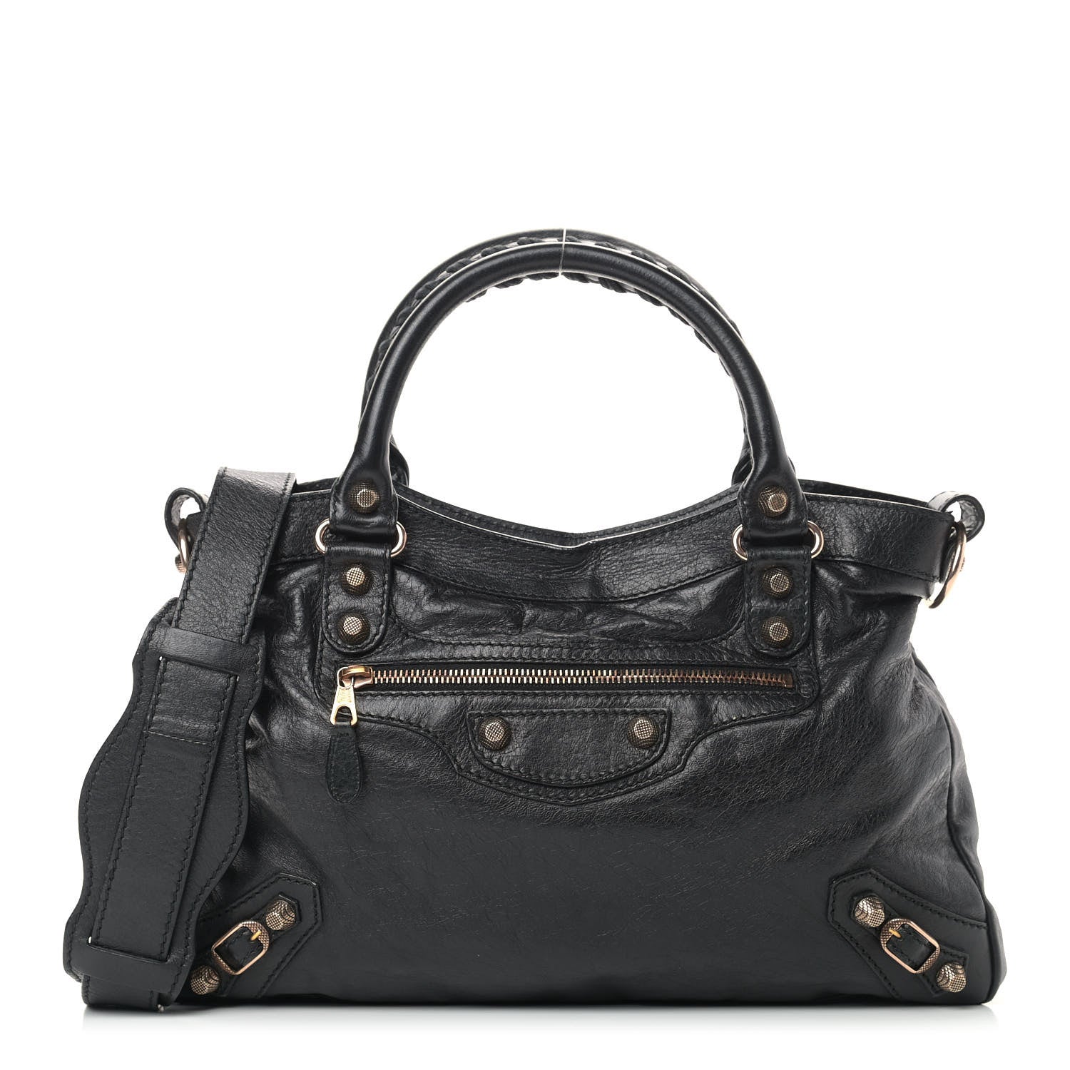 Balenciaga Agneau Giant 12 Gold Hardware Mini City Black 1 of 12