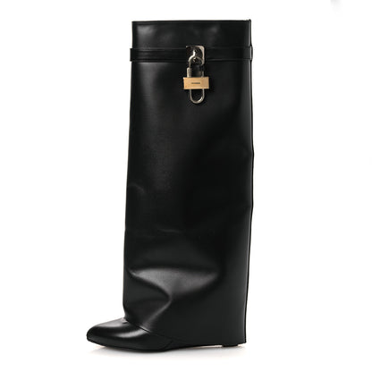 Givenchy Calfskin Shark Lock Pant Boots 36 Black 1 of 14