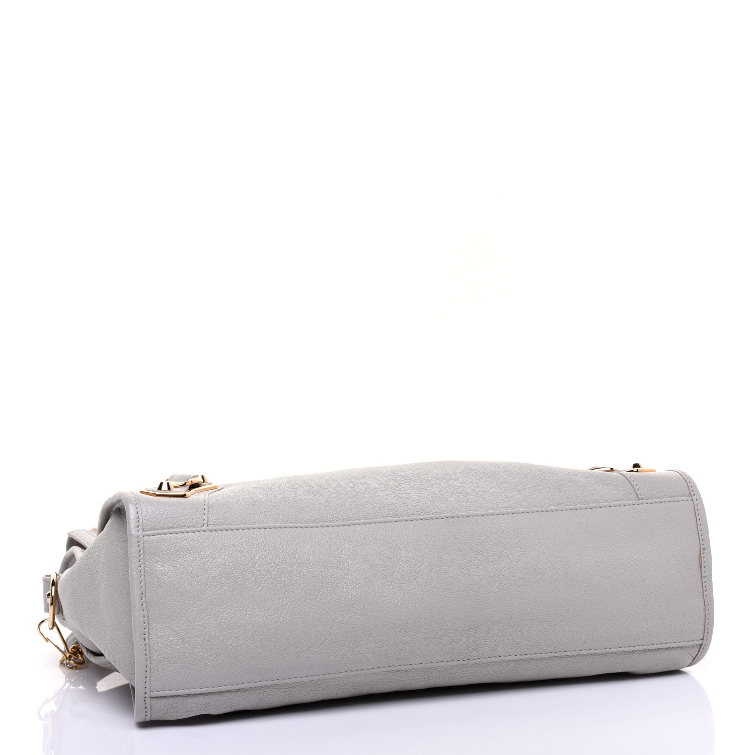 Balenciaga Chevre Gold Metallic Edge Hardware City Gris Glace 4 of 9