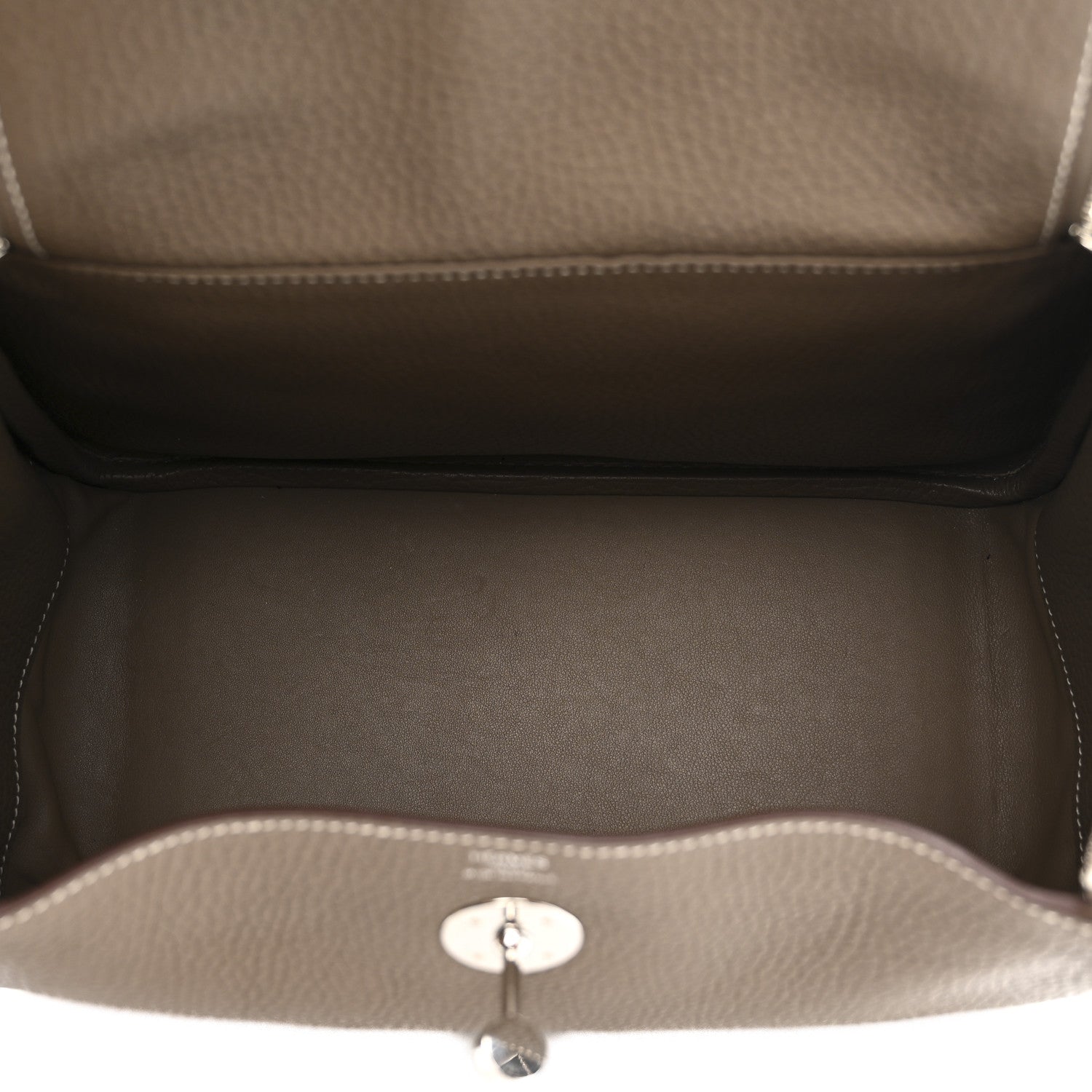 Hermes Taurillon Clemence Lindy 26 Etoupe 5 of 11