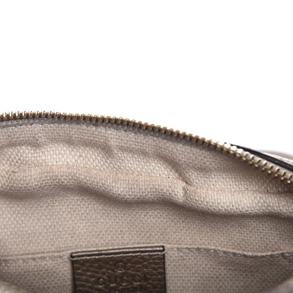 Gucci Metallic Pebbled Calfskin Small Soho Disco Bag Golden Beige 7 of 9