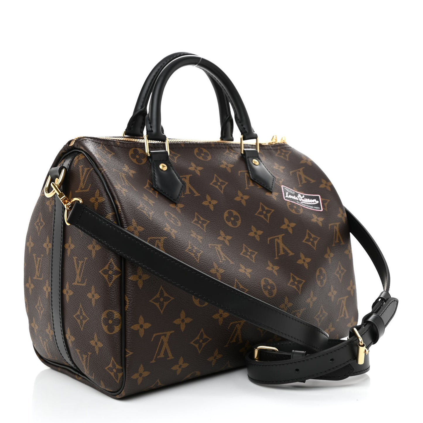 Monogram My World Tour Speedy Bandouliere 30 Black