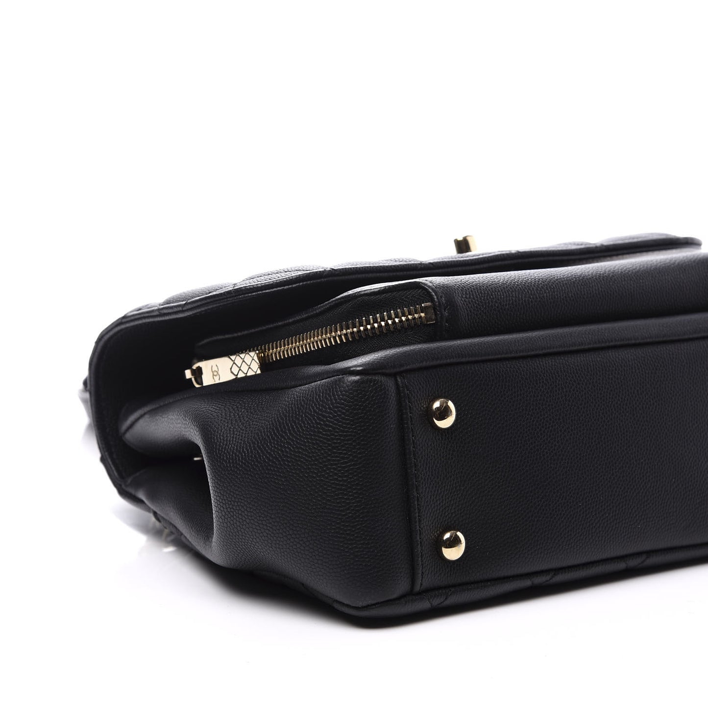 Caviar Quilted Medium Business Affinity Flap Black