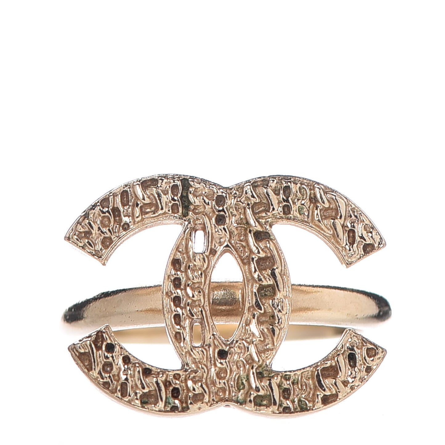 CC Chain Logo Ring 6 Gold