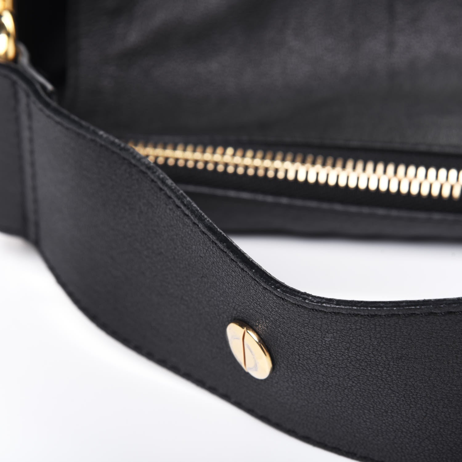 Chloe Sheepskin Vanessa Chain Shoulder Bag Black 23 of 23