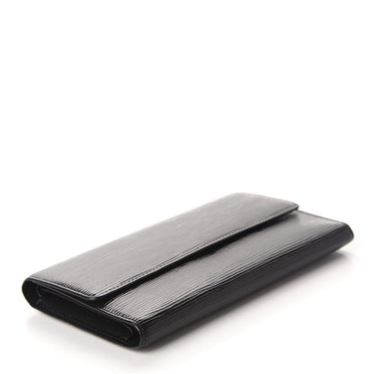 Louis Vuitton Epi Porte Tresor International Wallet Black 4 of 8