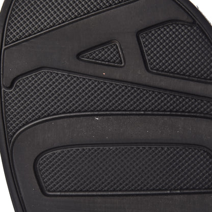 Prada Rubber Logo Pool Slide Sandals 37 Black Rosa 9 of 9