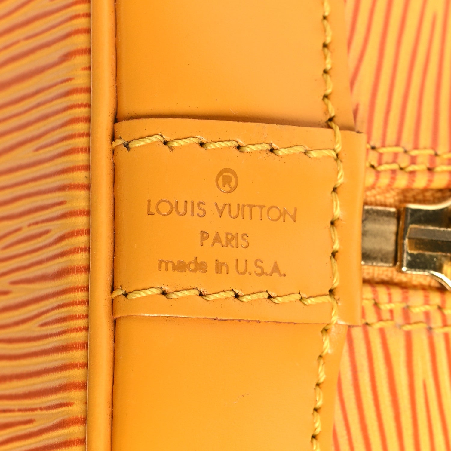 Louis Vuitton Epi Alma PM Tassil 6 of 12