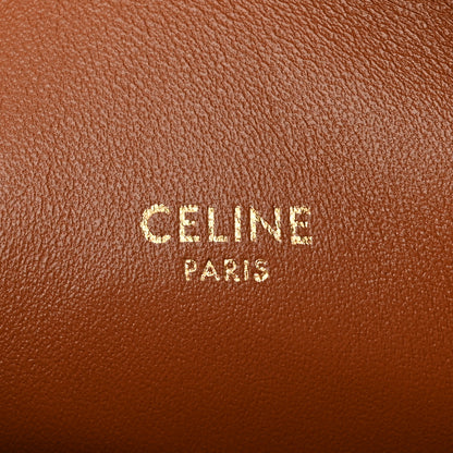 Celine Calfskin Fluffy Shearling Bag Beige 6 of 11