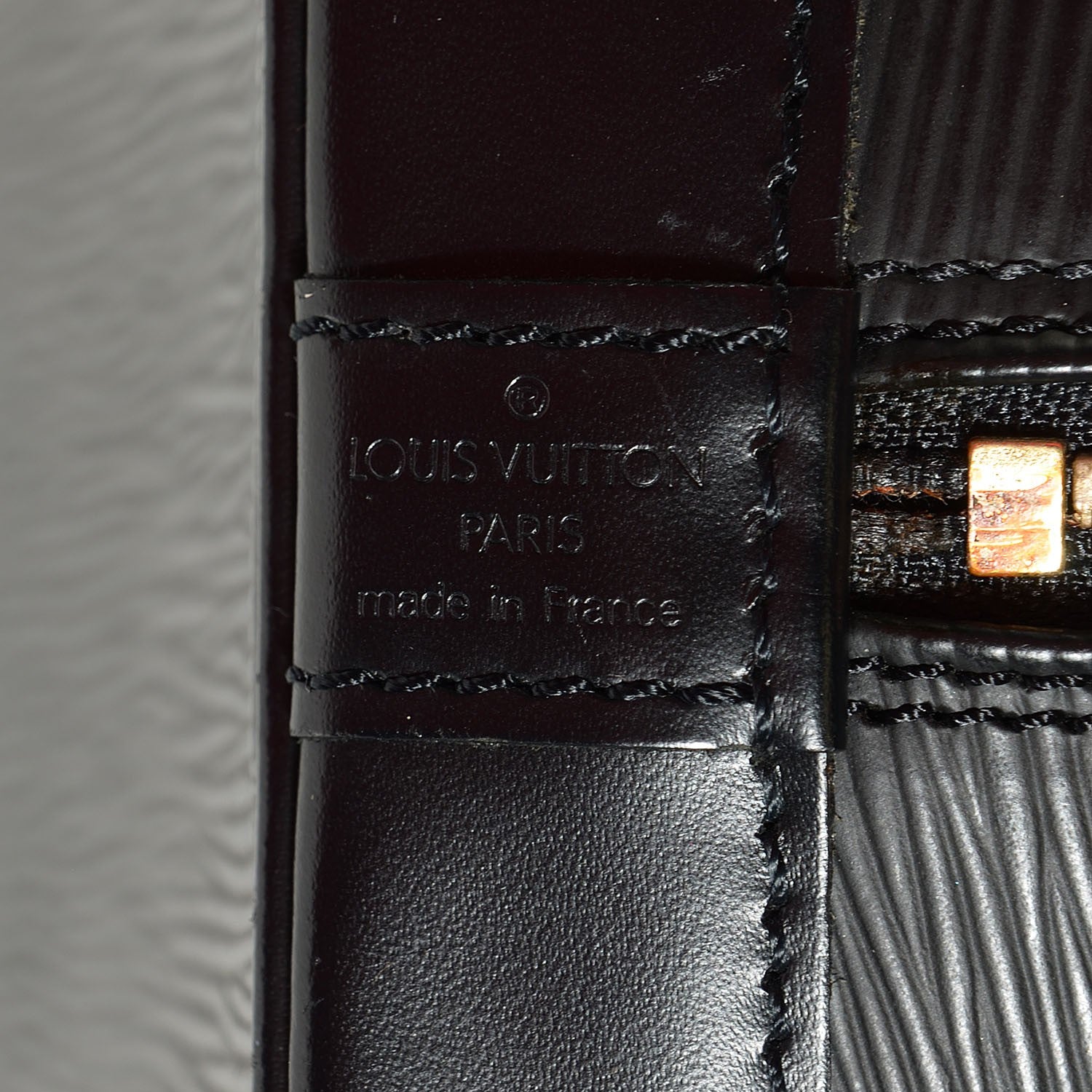 Louis Vuitton Epi Alma PM Black 7 of 7