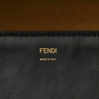 Fendi Vitello King Plexiglass Large Fendi Sunshine Shopper Tote Black 6 of 10