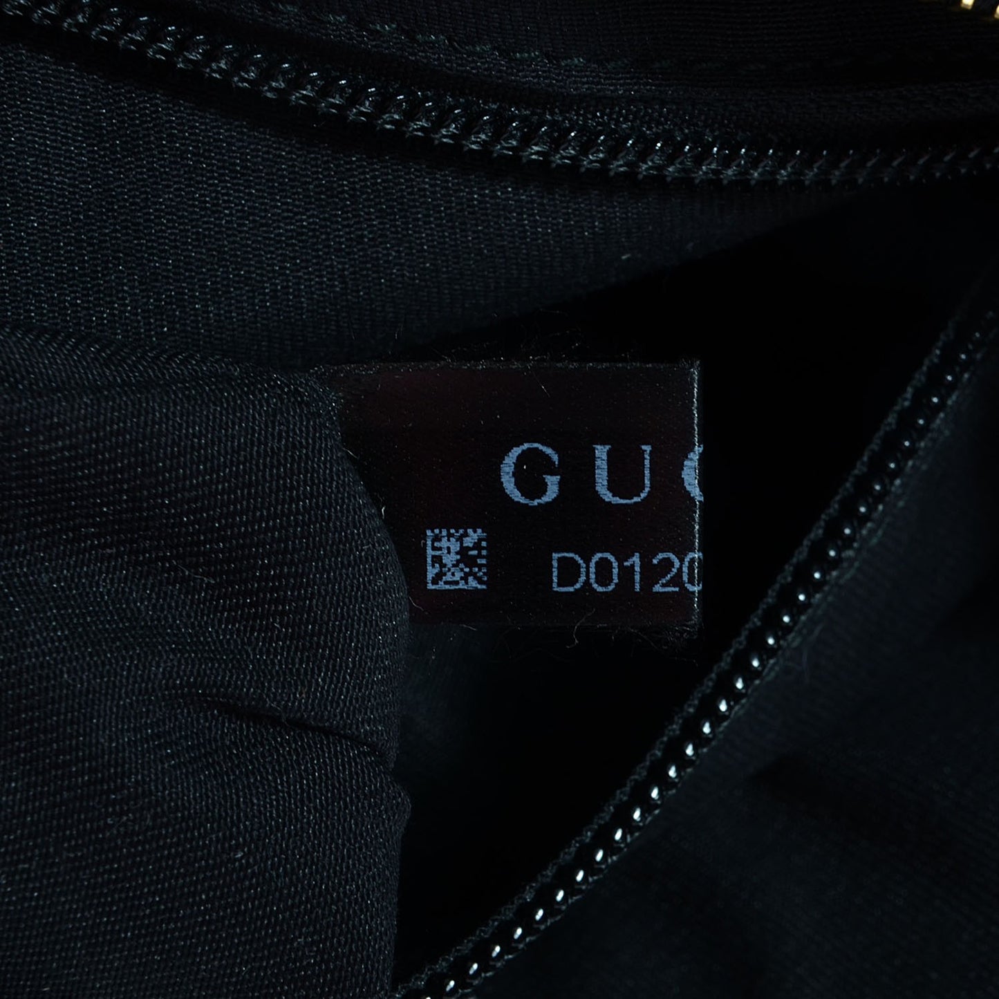 Monogram Web Medium Half Moon Hobo Black