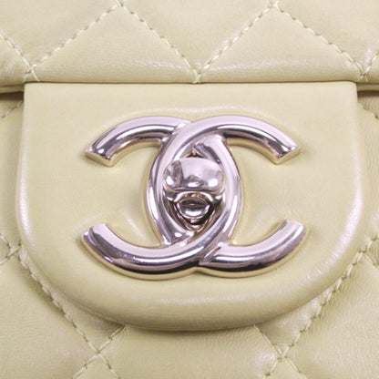 Chanel Lambskin XL JUMBO MAXI Flap Lemon 8 of 13