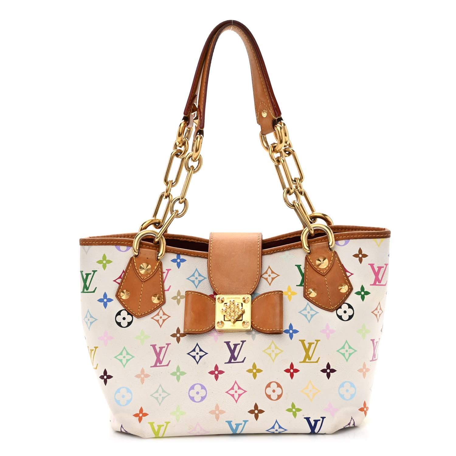 Louis Vuitton Monogram Multicolor Annie MM White 1 of 13