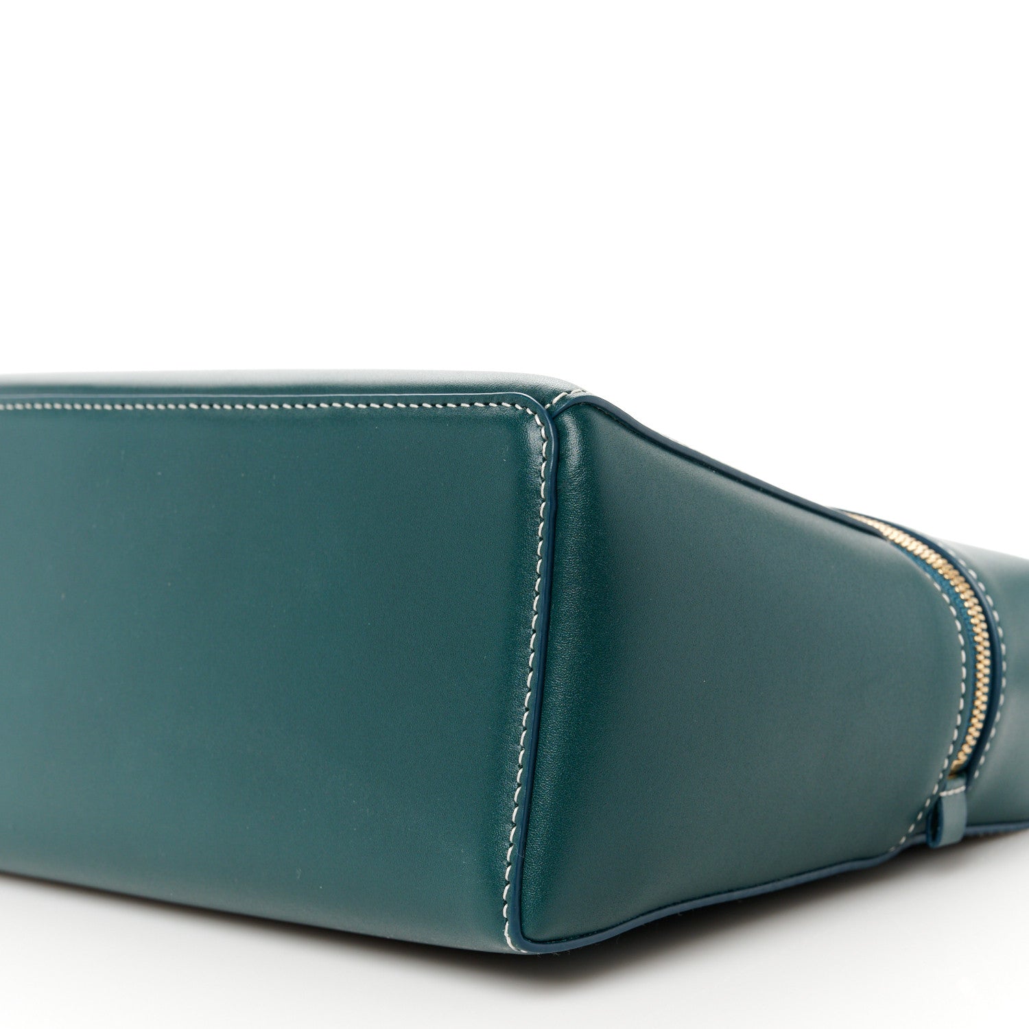 Loro Piana Smooth Calfskin Extra Bag L27 New Petrolio 9 of 9