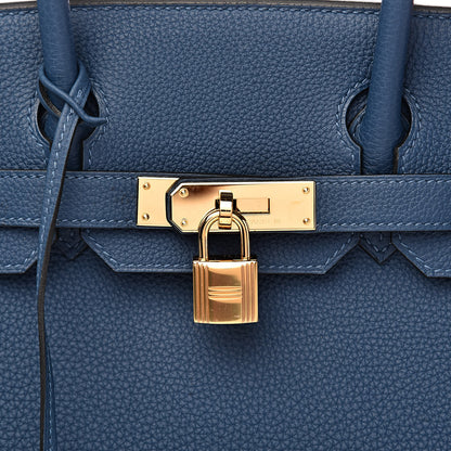 Hermes Togo Birkin 30 Deep Bleu 35 of 36