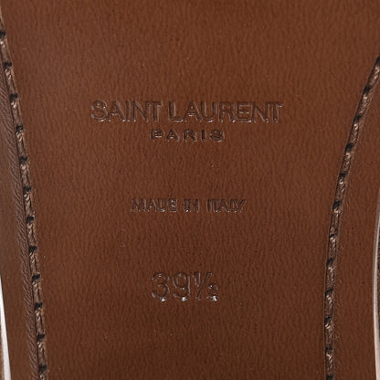 Saint Laurent Suede Curtis Harness Ankle Booties 39.5 Tan 7 of 12