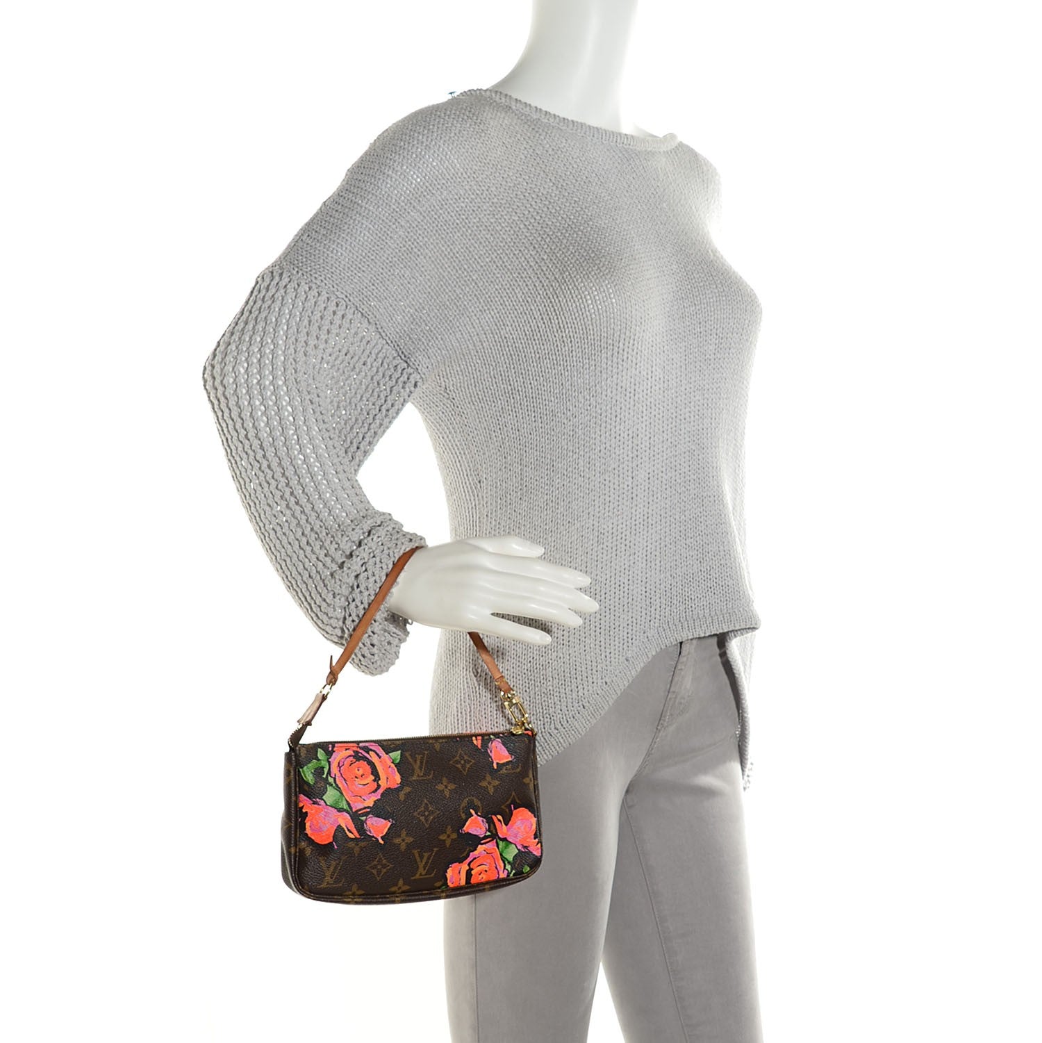 Louis Vuitton Monogram Roses Pochette Accessories 2 of 7