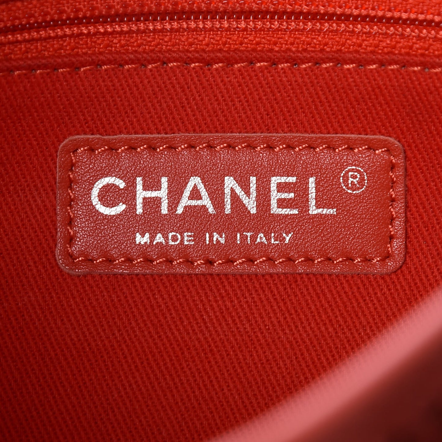 Perforated Calfskin Small Up In The Air Flap Red