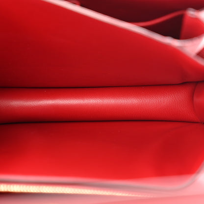 Celine Box Calfskin Medium Classic Box Flap Bag Red 5 of 15