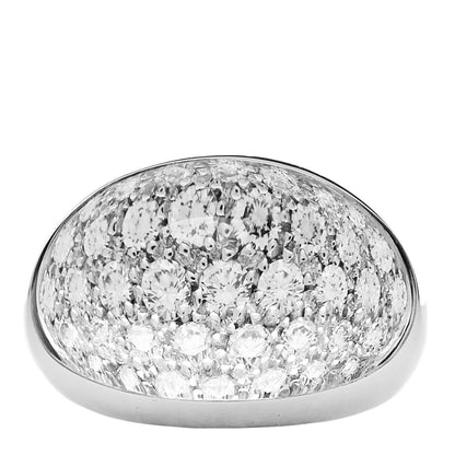 Cartier 18K White Gold Diamond Rock Crystal Myst de Cartier Ring 52 6 1 of 6