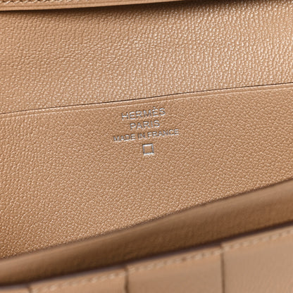 Hermes Matte Alligator Bearn Gusset Wallet Poussiere 6 of 6
