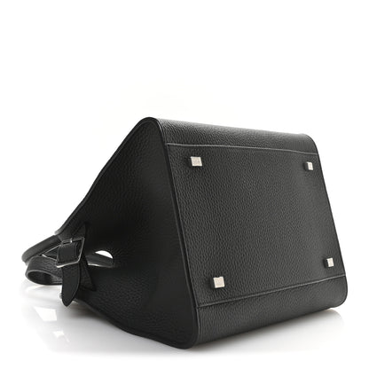 The Row Grained Calfskin Soft Margaux 10 Bag Grey 4 of 9