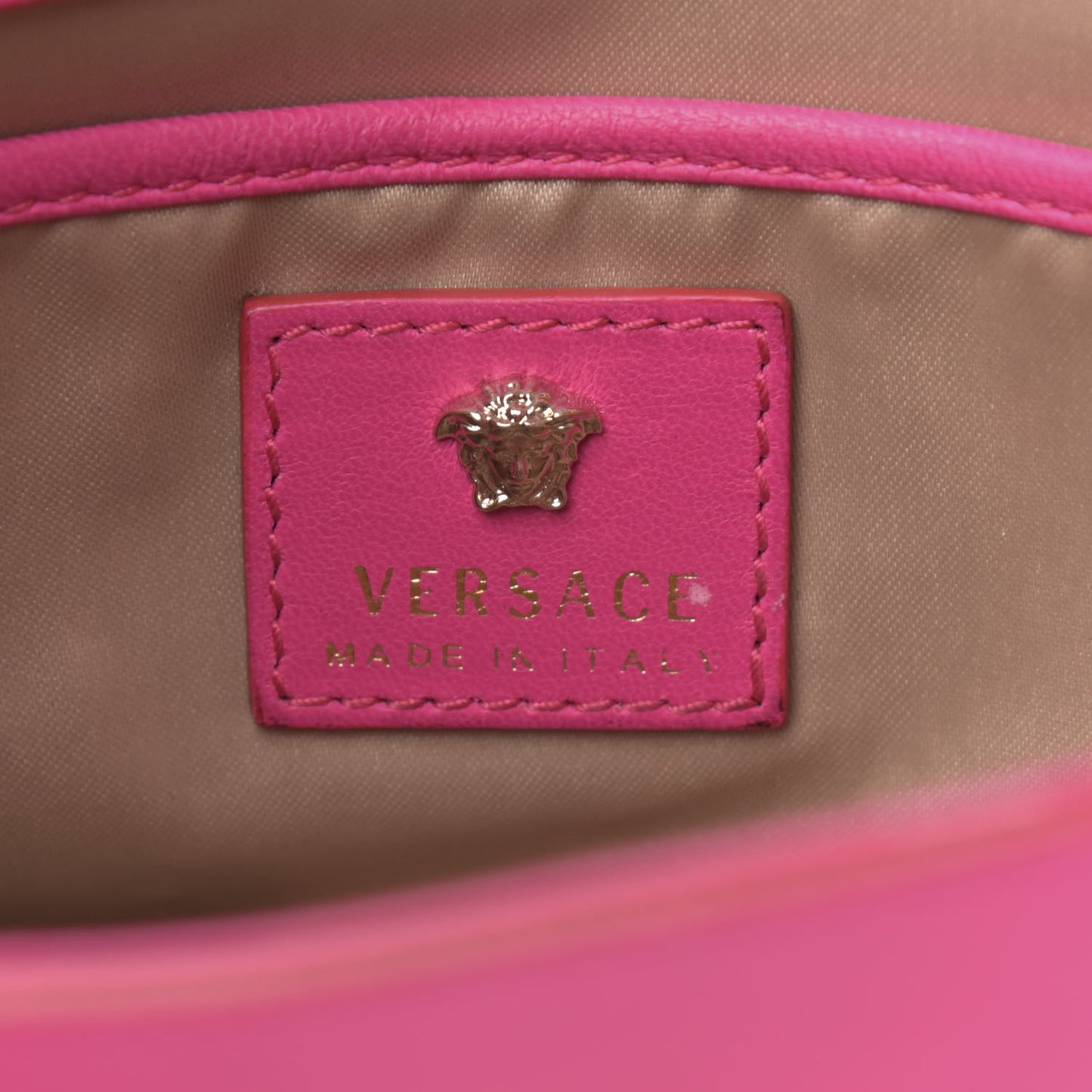Calfskin Palazzo Chain Evening Bag Pink