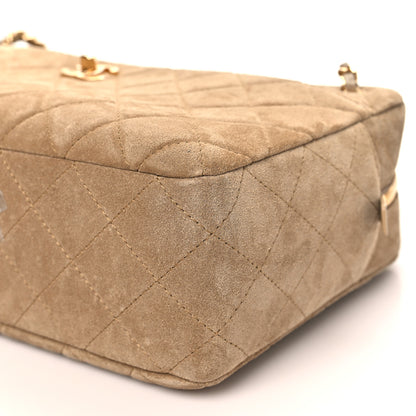 Chanel Suede Quilted Camerissimo Case Beige 10 of 11