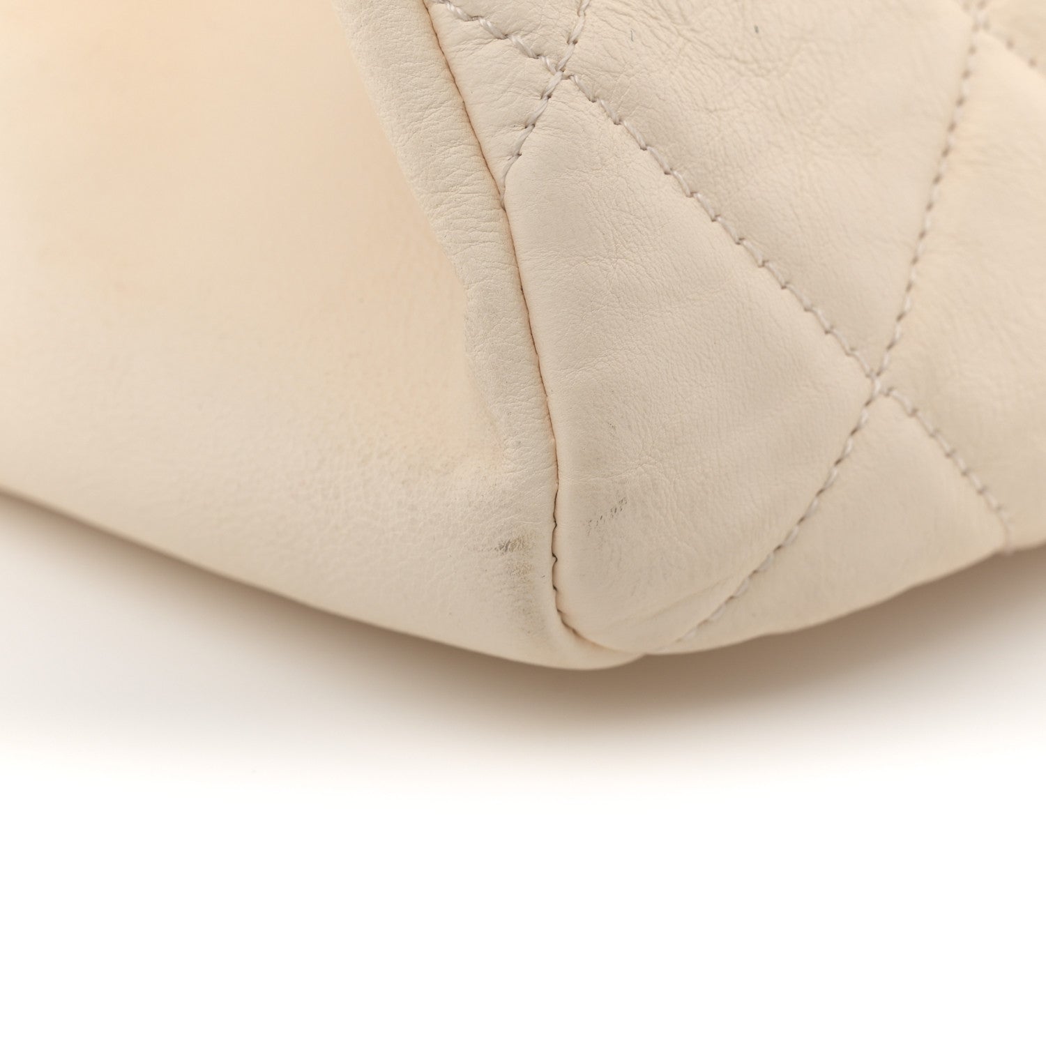 Chanel Calfskin Quilted Small Crown Tote Beige 16 of 17