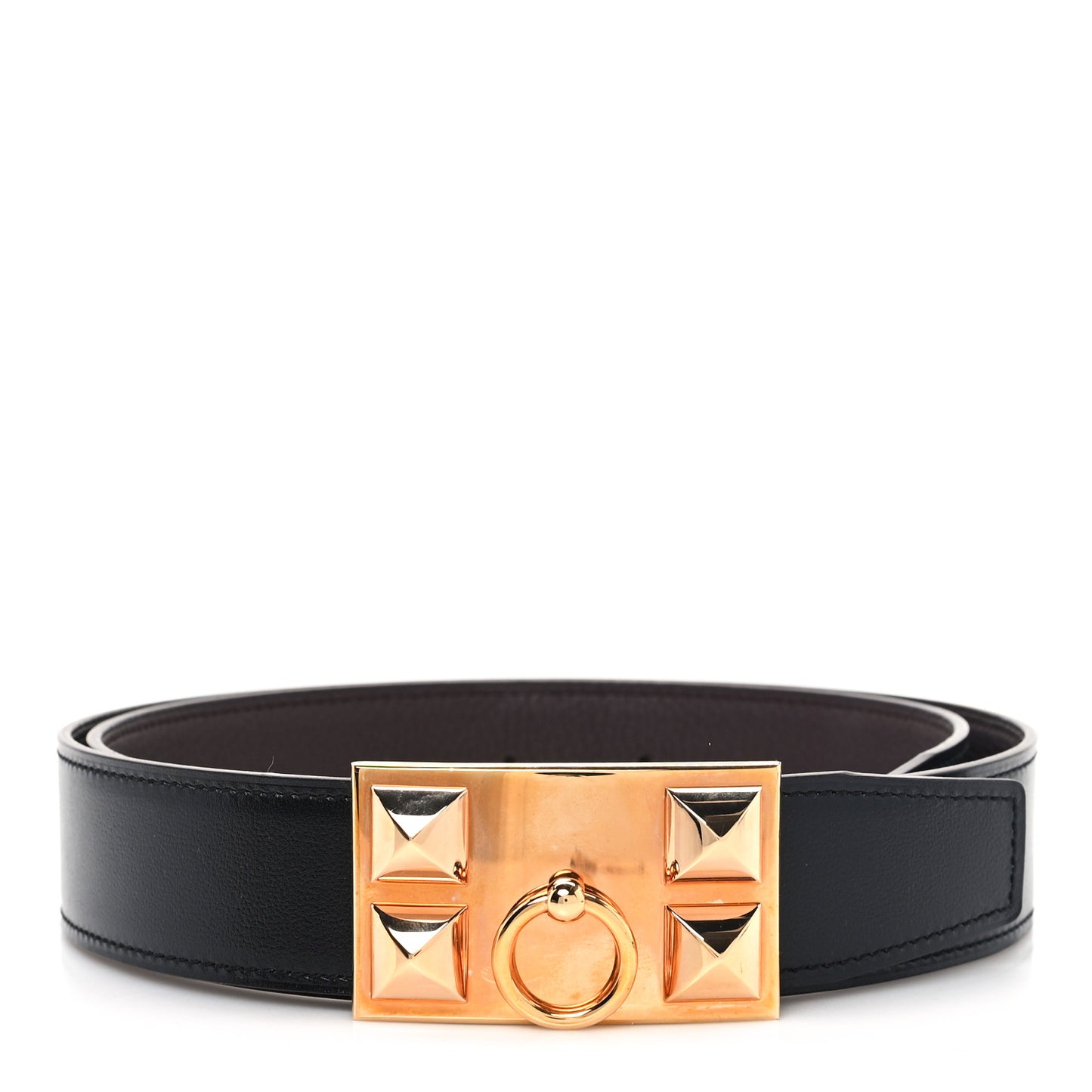 Box Togo 32mm Collier De Chien CDC Belt 85 34 Prunoir Black