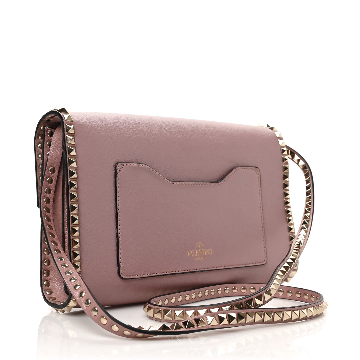 Valentino Garavani Vitello Rockstud No Limit Shoulder Bag Lipstick 3 of 8