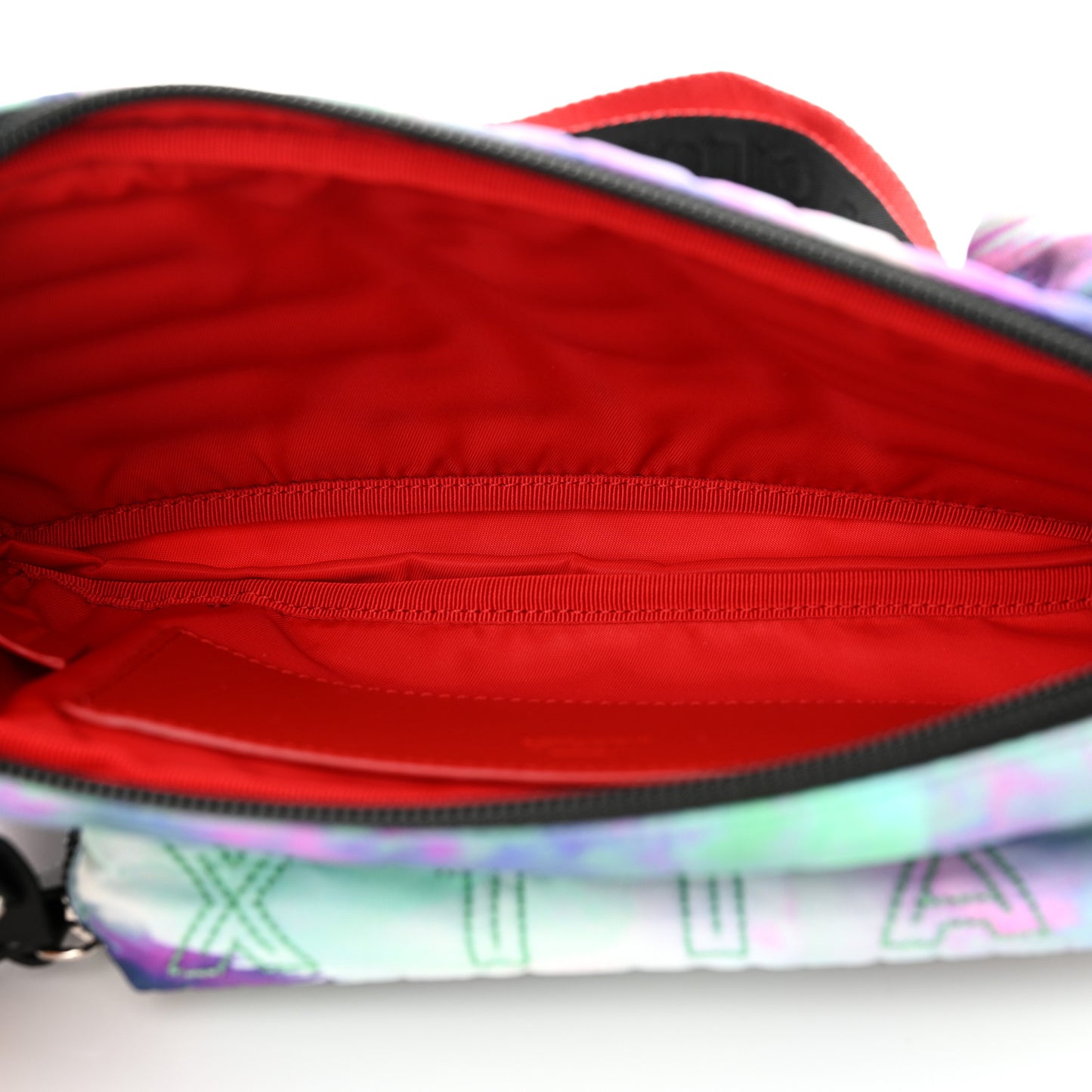 Nylon Loubideal Sneaker Sole Belt Bag Blue Multicolor