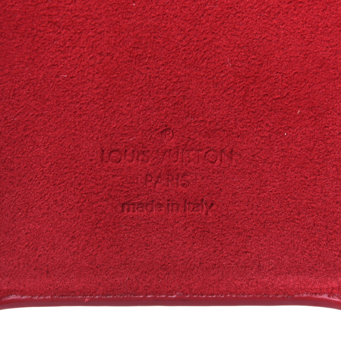 Calfskin Monogram iPhone 11 Pro Max Bumper Scarlet