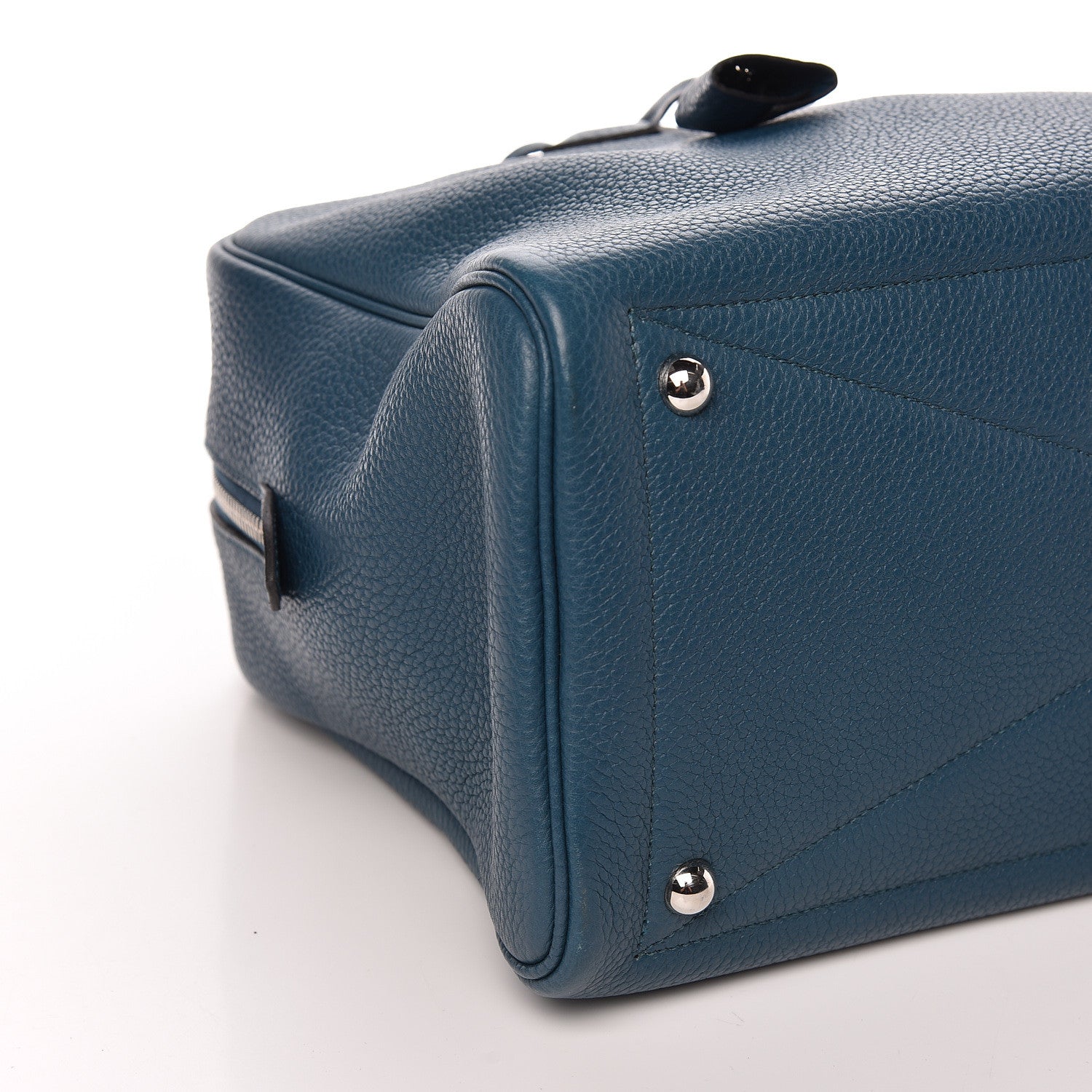 Hermes Taurillon Clemence Victoria II 35 Bleu Izmir 8 of 10