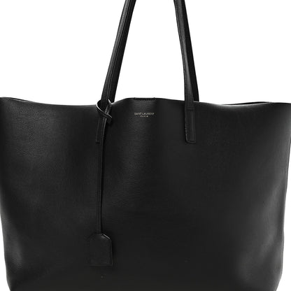 Saint Laurent Calfskin Large Shopping Tote Black 8 of 10