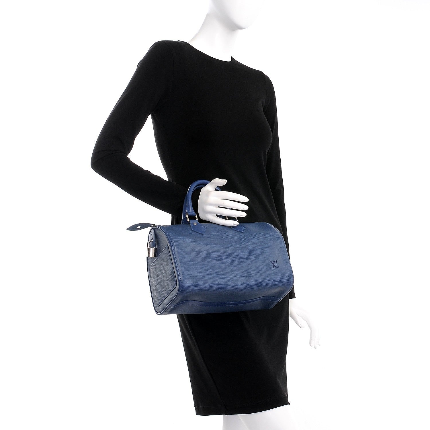 Louis Vuitton Epi Speedy 25 Myrtille 2 of 7