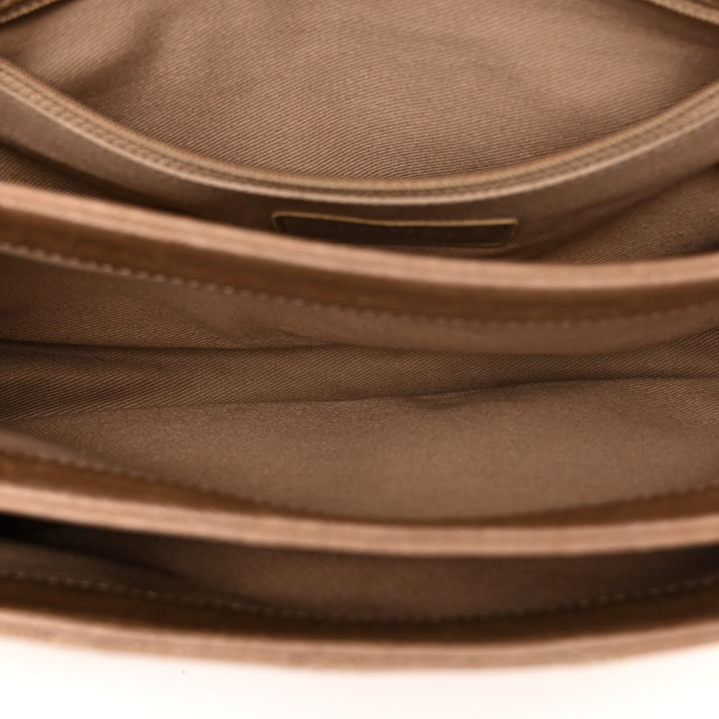 Caviar Quilted Medium Simply CC Flap Brown