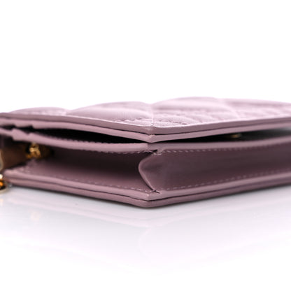 Christian Dior Lambskin Cannage Mini Lady Dior Wallet 9 of 11