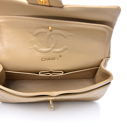 Chanel Lambskin Quilted Small Double Flap Beige 4 of 20