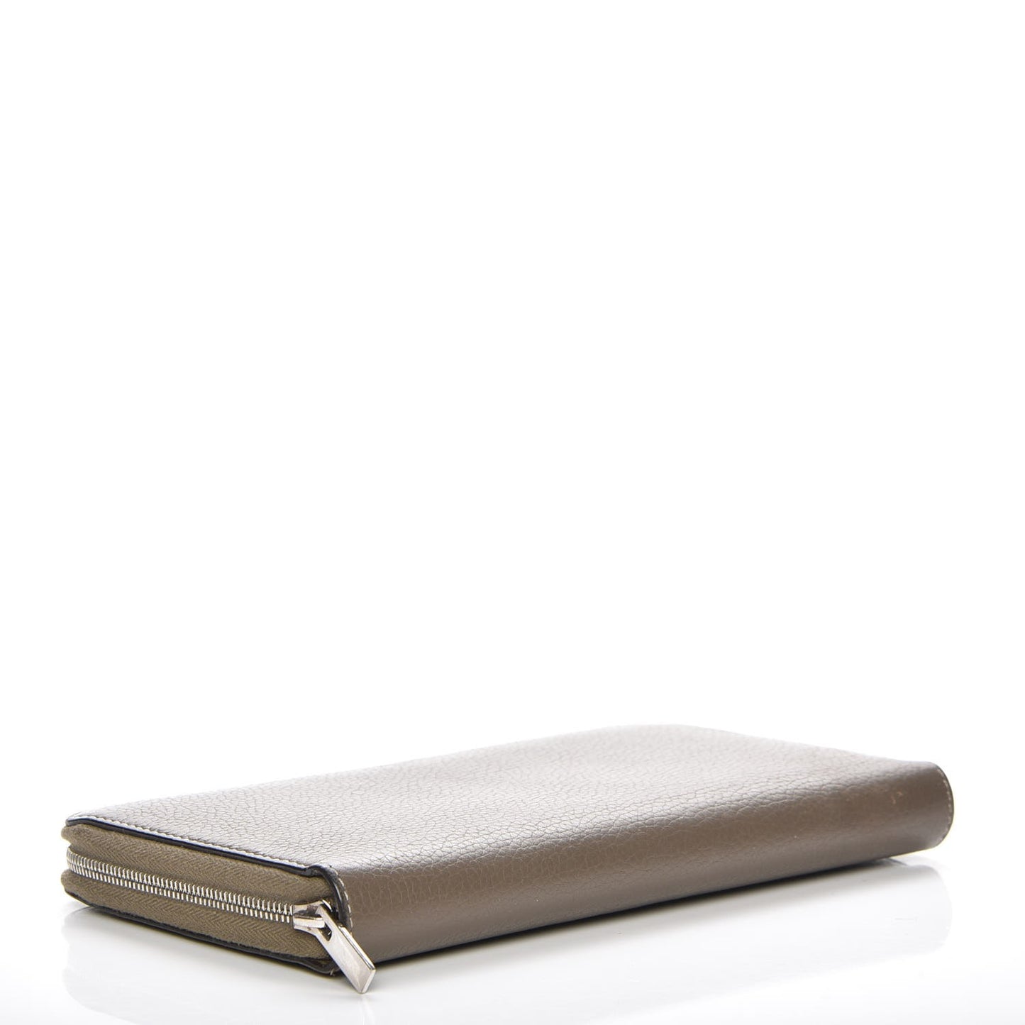 Drummed Calfskin Large Zip Around Multifunction Wallet Souris