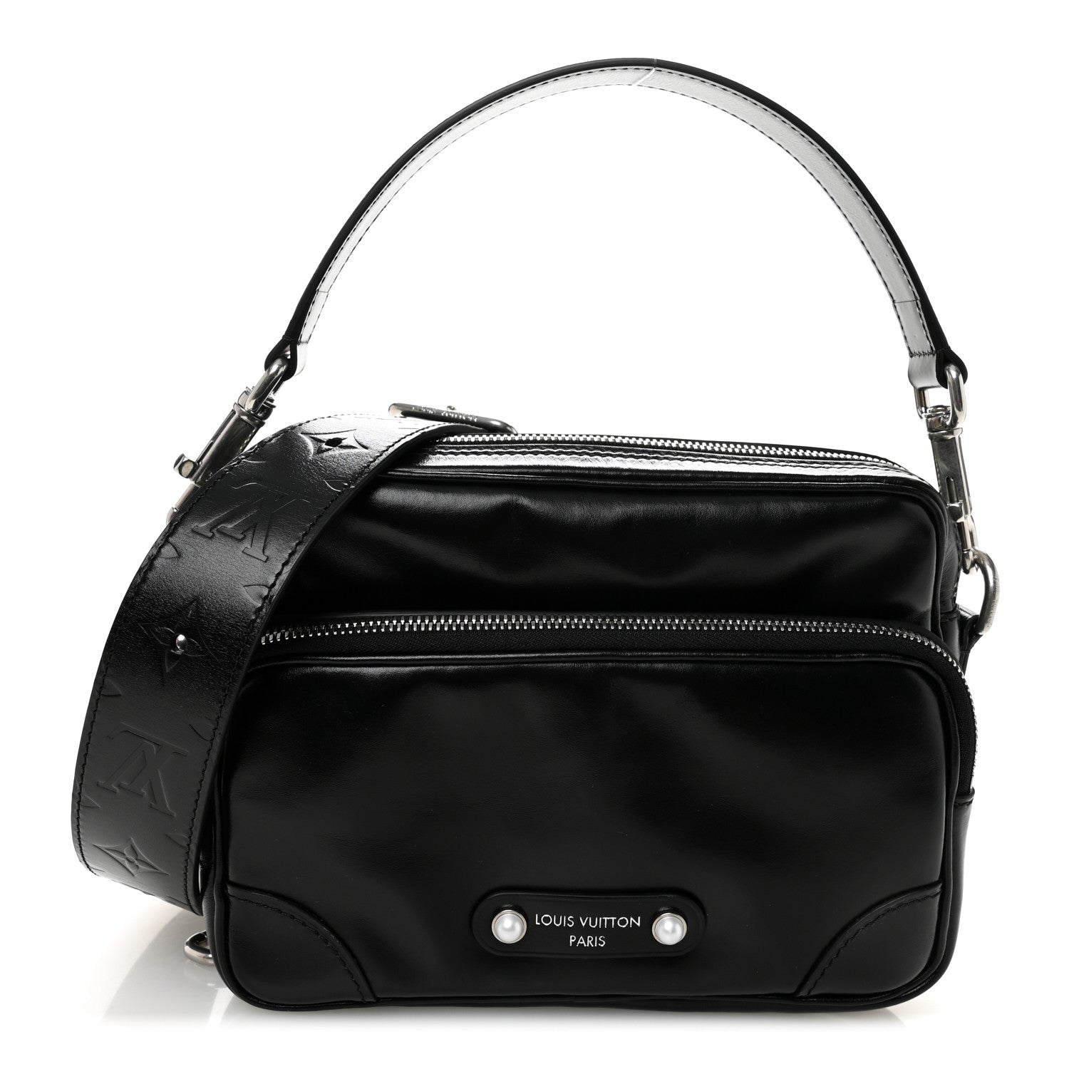 Louis Vuitton Calfskin Nil City Shoulder Bag Night Black 1 of 10