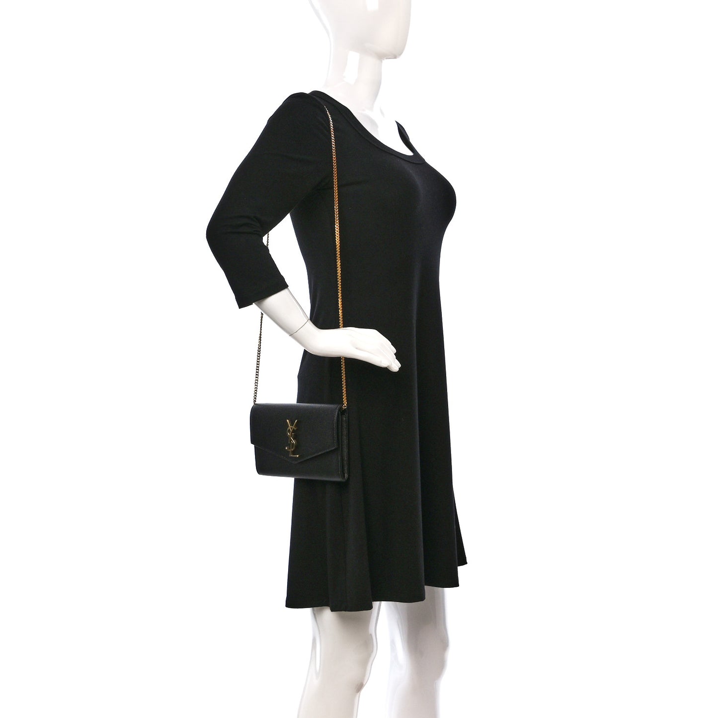 Grain de Poudre Uptown Chain Wallet Black