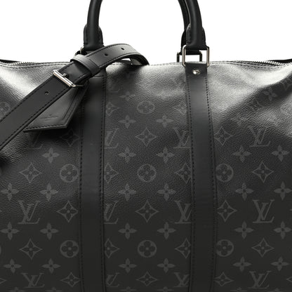 Louis Vuitton Monogram Eclipse Keepall Bandouliere 45 7 of 11