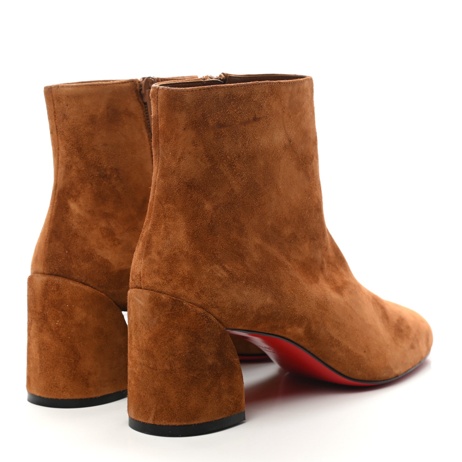 Christian Louboutin Veau Velours Turela 55 Ankle Boots 36.5 Ecureuil 4 of 10
