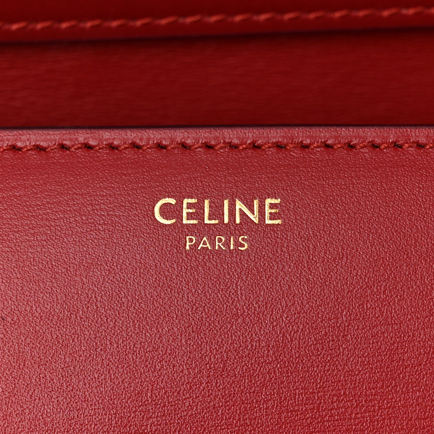 Celine Box Calfskin Teen Classic Box Flap Bag Red 6 of 11